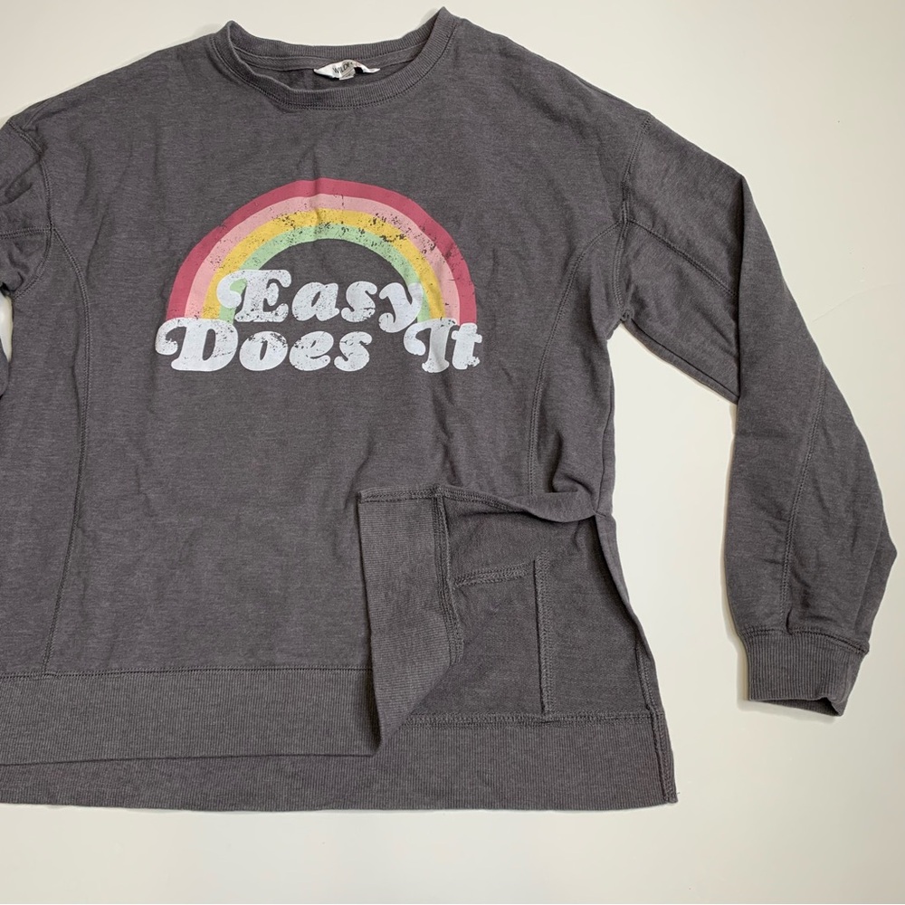 Wildfox Womens XS Pullover Sweatshirt Easy Does it